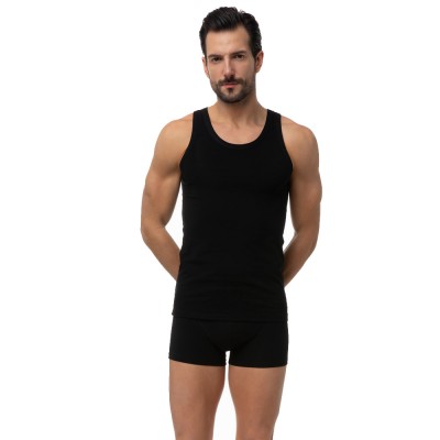 Minerva Ανδρικό Φανελάκι Αμάνικο SPORTIES σετ 2 Τεμαχίων