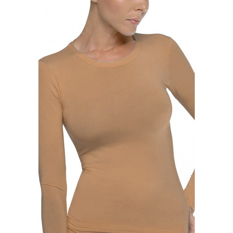 Helios Γυναικεία Μακρυμάνικη Φανέλα Micromodal