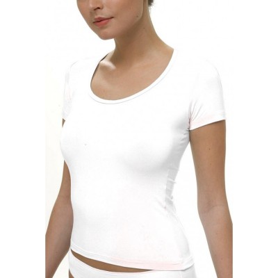 Helios Γυναικείο Φανελάκι Κοντομάνικο Ανοιχτός Λαιμός Micromodal