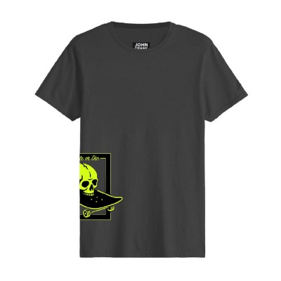 John Frank Men's T-Shirt Skate Skull