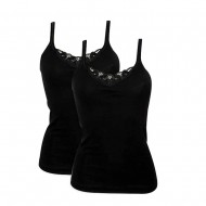 Minerva Γυναικείο Φανελάκι Τιράντα Μοτίφ 2ΤΜΧ