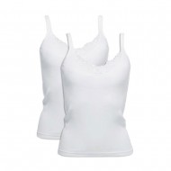 Minerva Γυναικείο Φανελάκι Τιράντα Μοτίφ 2ΤΜΧ