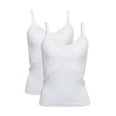 Minerva Γυναικείο Φανελάκι Τιράντα Μοτίφ 2ΤΜΧ