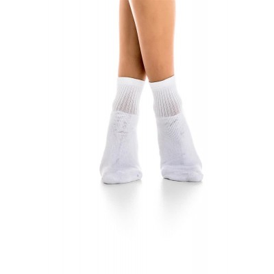 INIZIO - Γυναικεία Ημίκοντη Βαμβακερή Κάλτσα Μονόχρωμη Πετσετέ
