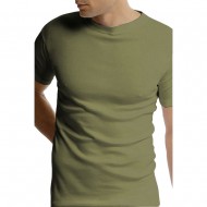 Helios Ανδρικό Φανελάκι Κοντομάνικο Λαιμόκοψη