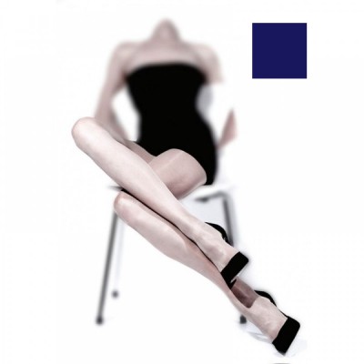 Ider - Fiji 15 DEN Λεπτό Διάφανο Ημιμάτ Vanise Ελαστικό Καλσόν - Μπλε