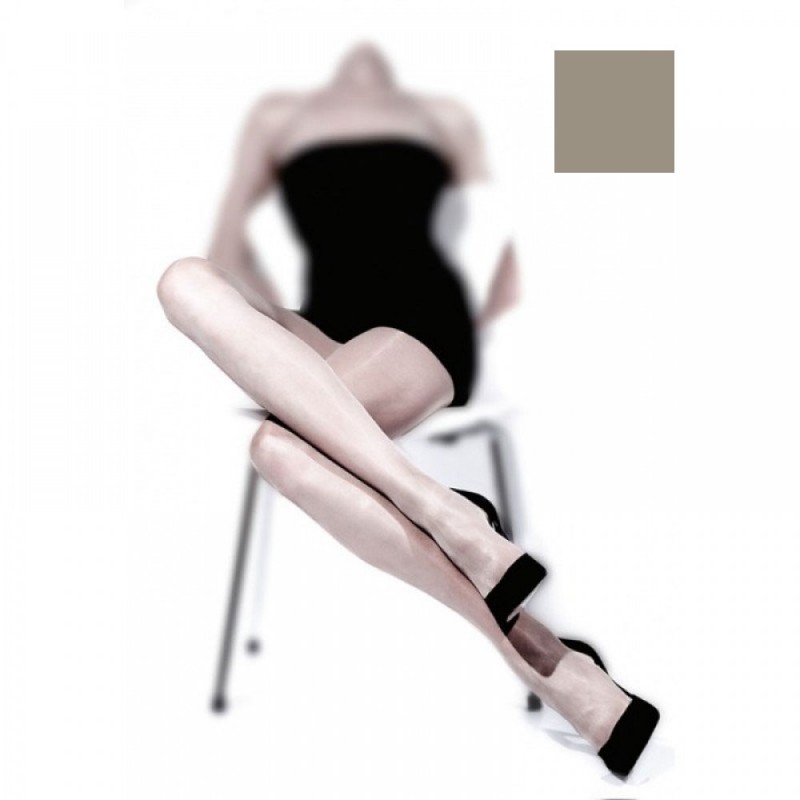 Ider - Fiji 15 DEN Λεπτό Διάφανο Ημιμάτ Vanise Ελαστικό Καλσόν - Silver