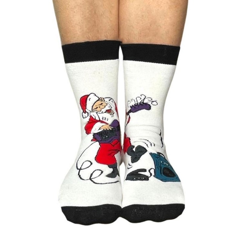 INIZIO - Ανδρική Χριστουγεννιάτικη Κάλτσα Πετσετέ με Σχέδιο