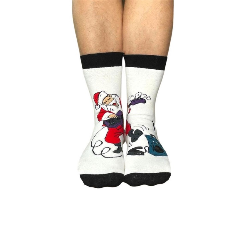 INIZIO - Ανδρική Χριστουγεννιάτικη Κάλτσα Πετσετέ με Σχέδιο