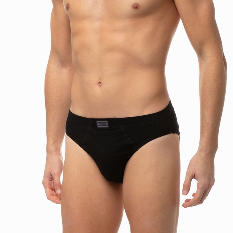 Minerva Ανδρικό Σλιπ Εσωτερικο Λάστιχο SPORTIES 3άδα