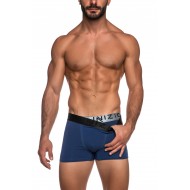 ΙΝΙΖΙΟ Ανδρικό Boxer με Εξωτερικό Μεταλιζέ Λάστιχο και Logo Συσκευασία 2ΤΜΧ