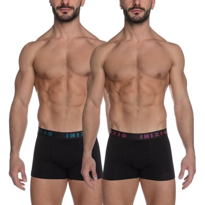 ΙΝΙΖΙΟ Ανδρικό Boxer με Εξωτερικό Ματ Λάστιχο Συσκευασία 2ΤΜΧ