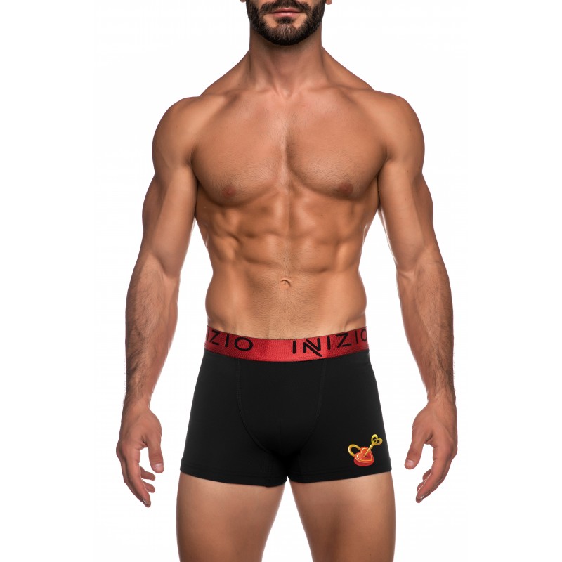 ΙΝΙΖΙΟ Ανδρικό Boxer με Εξωτερικό Μεταλιζέ Λάστιχο Love Locker Valentine Edition