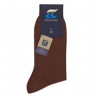 Πουρνάρα 100% Μερσεριζέ Βαμβάκι Λεπτή Μονόχρωμη Κάλτσα