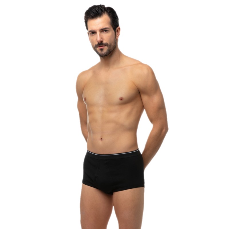 Minerva - Classic Ανδρικό Σλιπ Βαμβακερό με Άνοιγμα & Εξωτερικό Λάστιχο (Μέγεθος 5-6-7)