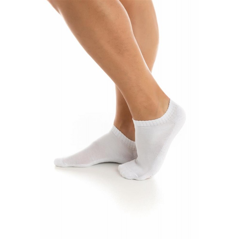 INIZIO - Ανδρική Κοφτή Κάλτσα Βαμβακερή Μονόχρωμη Μισή Πετσέτα