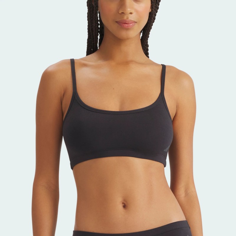 ADIDAS - Γυναικείο Αθλητικό Μπουστάκι Active Modal Comfort Bralette - Σετ 2 Τεμαχίων