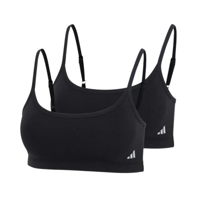 ADIDAS - Γυναικείο Αθλητικό Μπουστάκι Active Modal Comfort Bralette - Σετ 2 Τεμαχίων