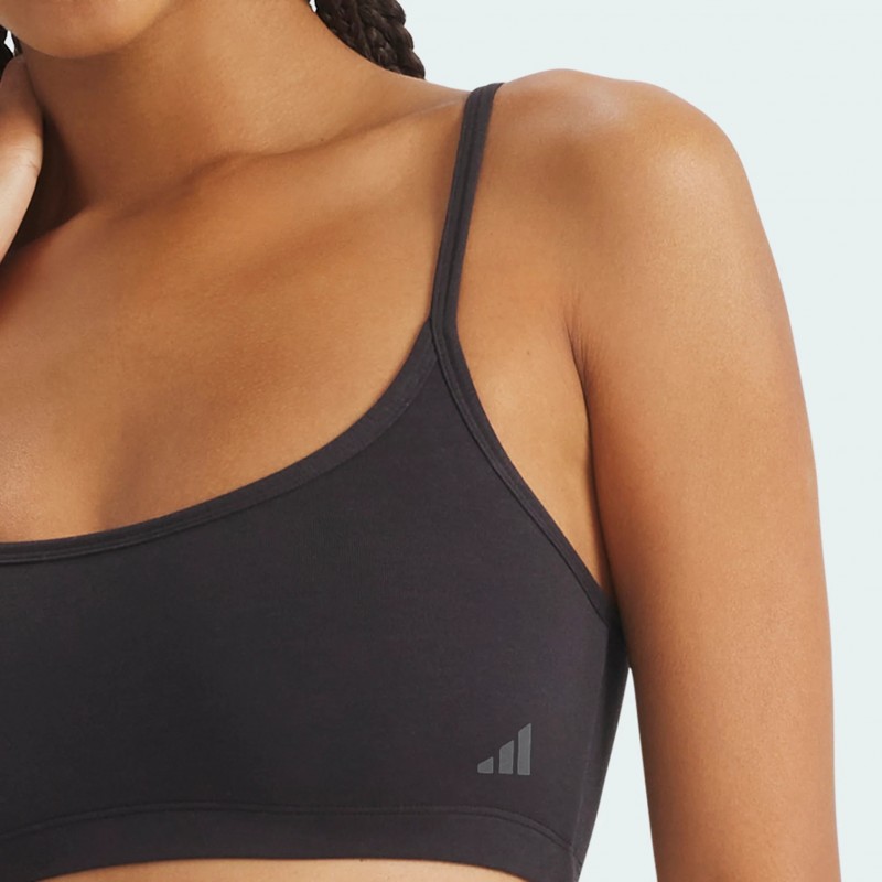 ADIDAS - Γυναικείο Αθλητικό Μπουστάκι Active Modal Comfort Bralette - Σετ 2 Τεμαχίων