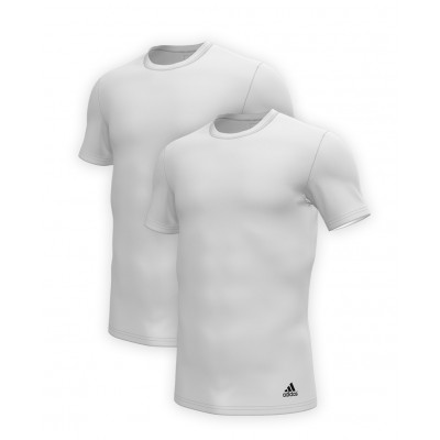 ADIDAS - Ανδρικά Φανελάκια Κοντό Μανίκι Συσκευασία 2 Τμχ. Active Flex Cotton