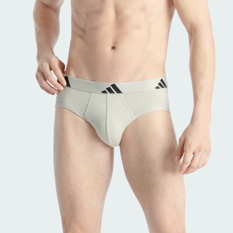 ADIDAS - Ανδρικά Σλιπ ACTIVE FLEX Cotton Brief – Σετ 3 Τεμαχίων