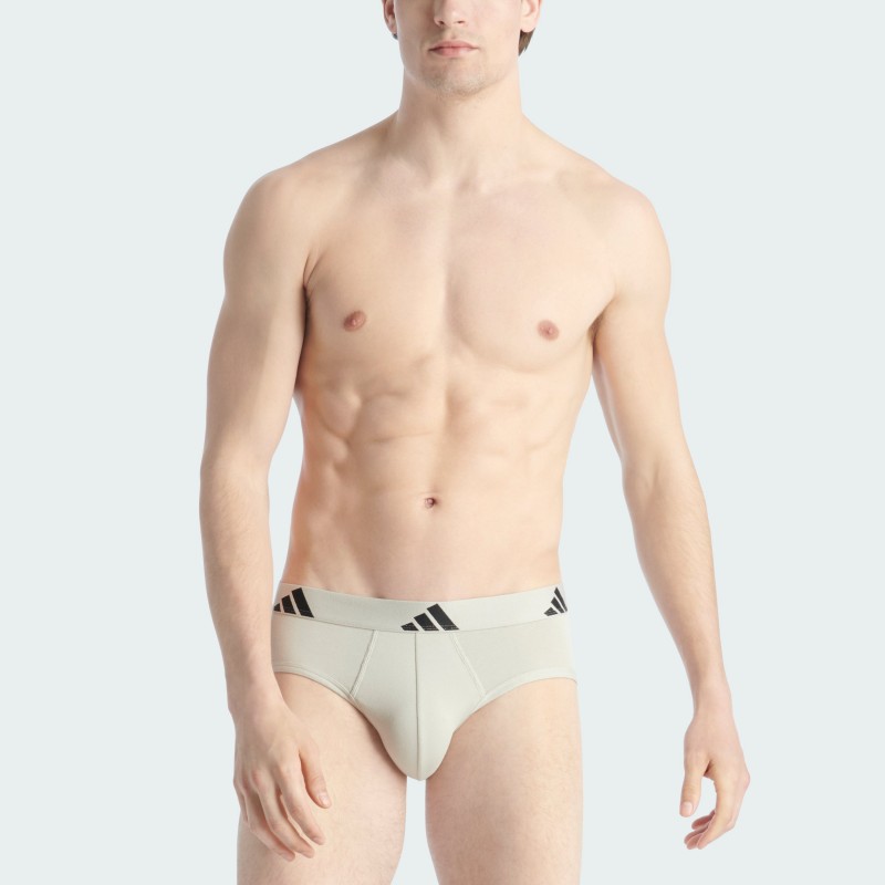 ADIDAS - Ανδρικά Σλιπ ACTIVE FLEX Cotton Brief – Σετ 3 Τεμαχίων