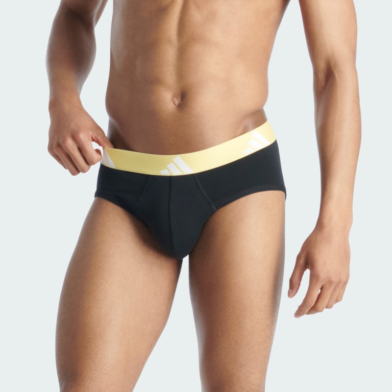 ADIDAS - Ανδρικά Σλιπ ACTIVE FLEX Cotton Brief – Σετ 3 Τεμαχίων
