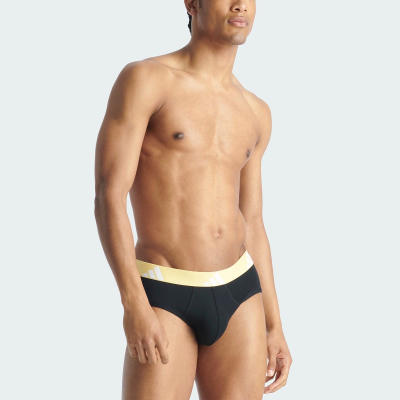 ADIDAS - Ανδρικά Σλιπ ACTIVE FLEX Cotton Brief – Σετ 3 Τεμαχίων