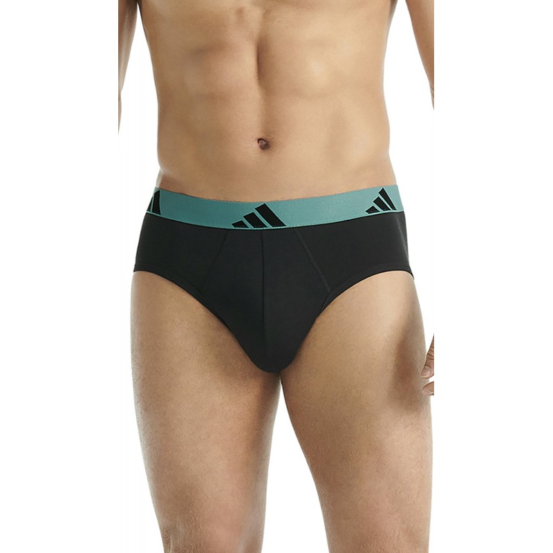 ADIDAS - Ανδρικά Σλιπ ACTIVE FLEX Cotton Brief – Σετ 3 Τεμαχίων