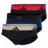 ADIDAS - Ανδρικά Σλιπ ACTIVE FLEX Cotton Brief - Σετ 3 Τεμαχίων