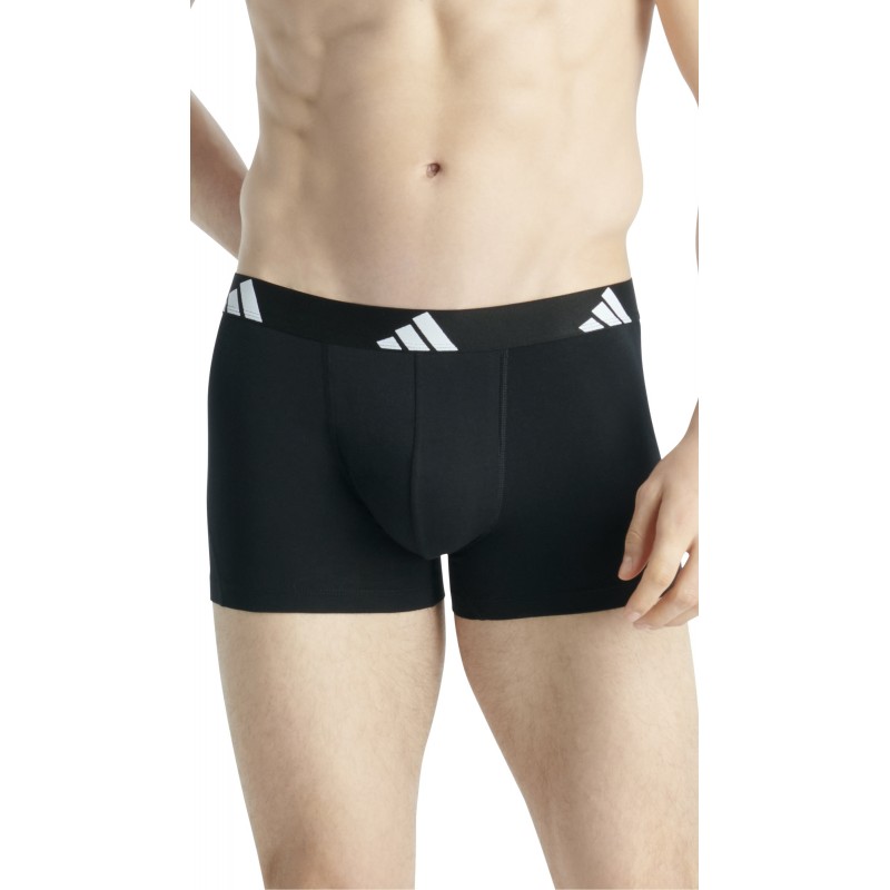 ADIDAS - Ανδρικά Boxer Hipster Συσκευασία 3 Τμχ. Active Flex Cotton