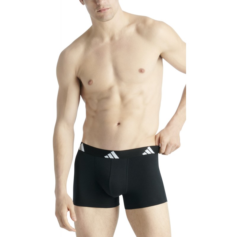 ADIDAS - Ανδρικά Boxer Hipster Συσκευασία 3 Τμχ. Active Flex Cotton