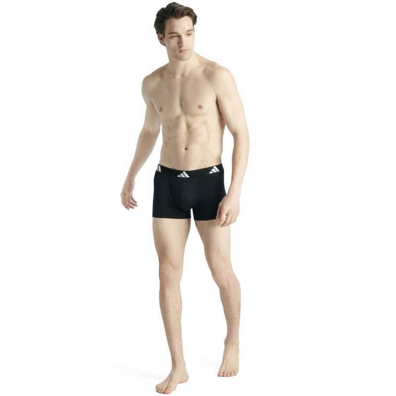 ADIDAS - Ανδρικά Boxer Hipster Συσκευασία 3 Τμχ. Active Flex Cotton