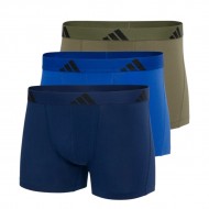 ADIDAS - Ανδρικά Boxer Hipster Συσκευασία 3 Τμχ. Active Flex Cotton