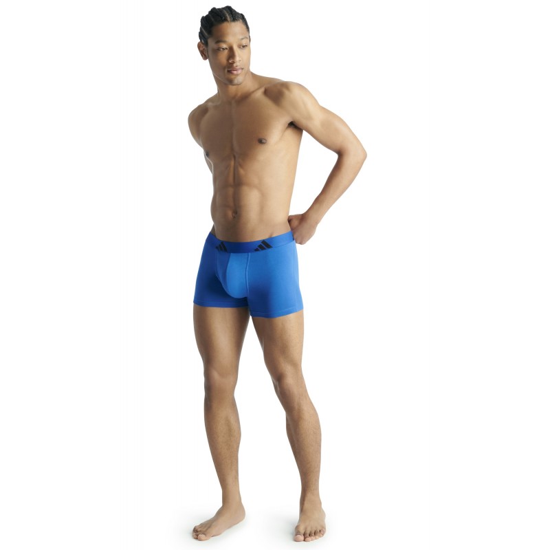 ADIDAS - Ανδρικά Boxer Hipster Συσκευασία 3 Τμχ. Active Flex Cotton