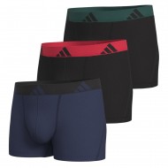 ADIDAS - Ανδρικά Boxer Hipster Συσκευασία 3 Τμχ. Active Flex Cotton