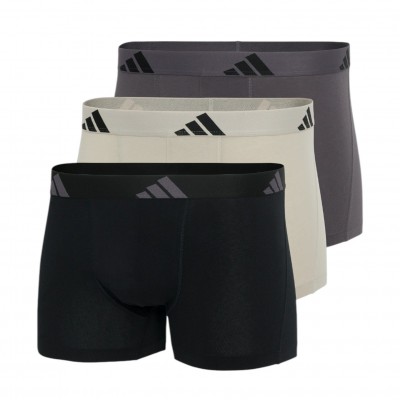 ADIDAS - Ανδρικά Boxer Hipster Συσκευασία 3 Τμχ. Active Flex Cotton