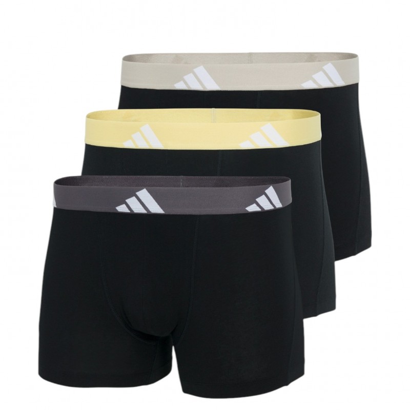 ADIDAS - Ανδρικά Boxer Hipster Συσκευασία 3 Τμχ. Active Flex Cotton