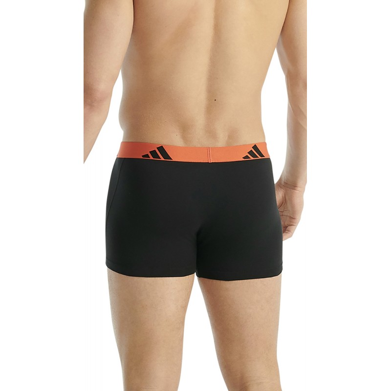ADIDAS - Ανδρικά Boxer Hipster Συσκευασία 3 Τμχ. Active Flex Cotton