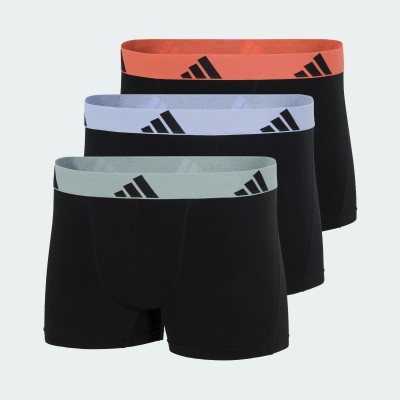 ADIDAS - Ανδρικά Boxer Hipster Συσκευασία 3 Τμχ. Active Flex Cotton