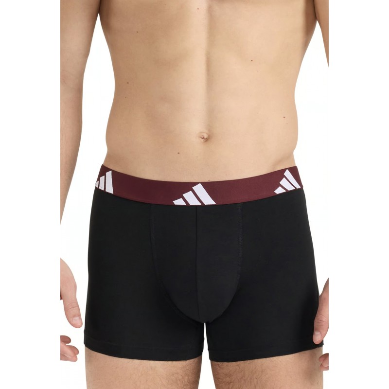 ADIDAS - Ανδρικά Boxer Hipster Συσκευασία 3 Τμχ. Active Flex Cotton