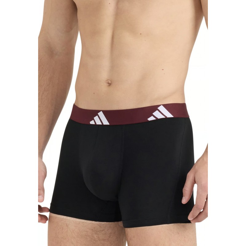 ADIDAS - Ανδρικά Boxer Hipster Συσκευασία 3 Τμχ. Active Flex Cotton