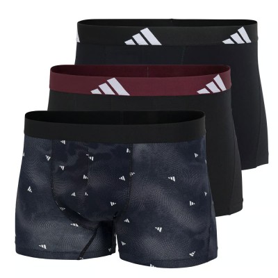 ADIDAS - Ανδρικά Boxer Hipster Συσκευασία 3 Τμχ. Active Flex Cotton