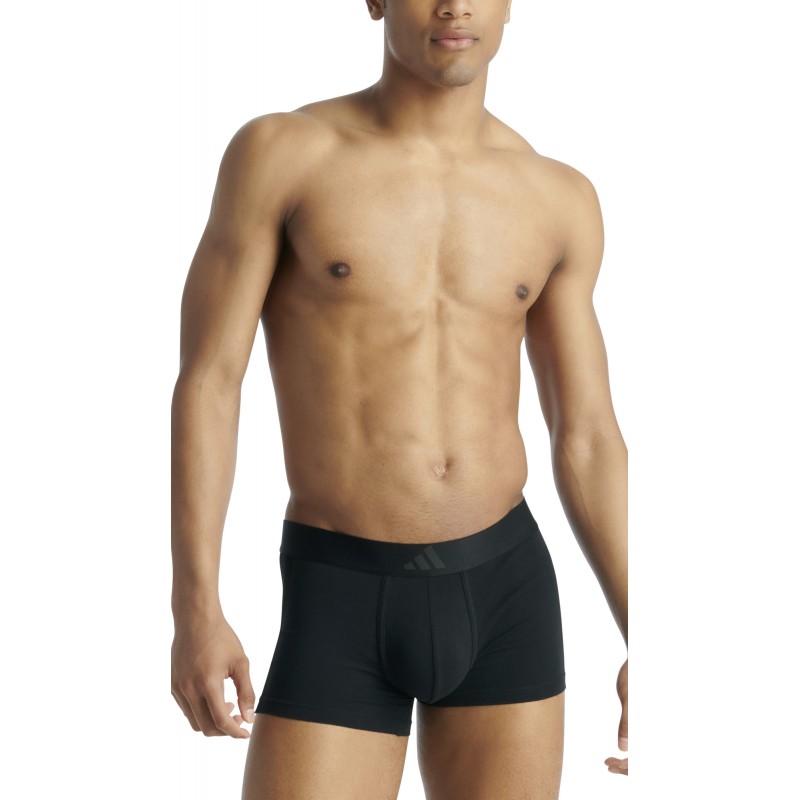 ADIDAS - Ανδρικά Boxer Active Flex Cotton 3 Stripes Low Rise Trunk Συσκευασία 2 Τμχ.