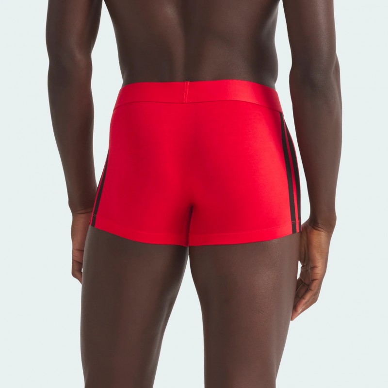 ADIDAS - Ανδρικά Boxer Active Flex Cotton 3 Stripes Low Rise Trunk Συσκευασία 2 Τμχ.