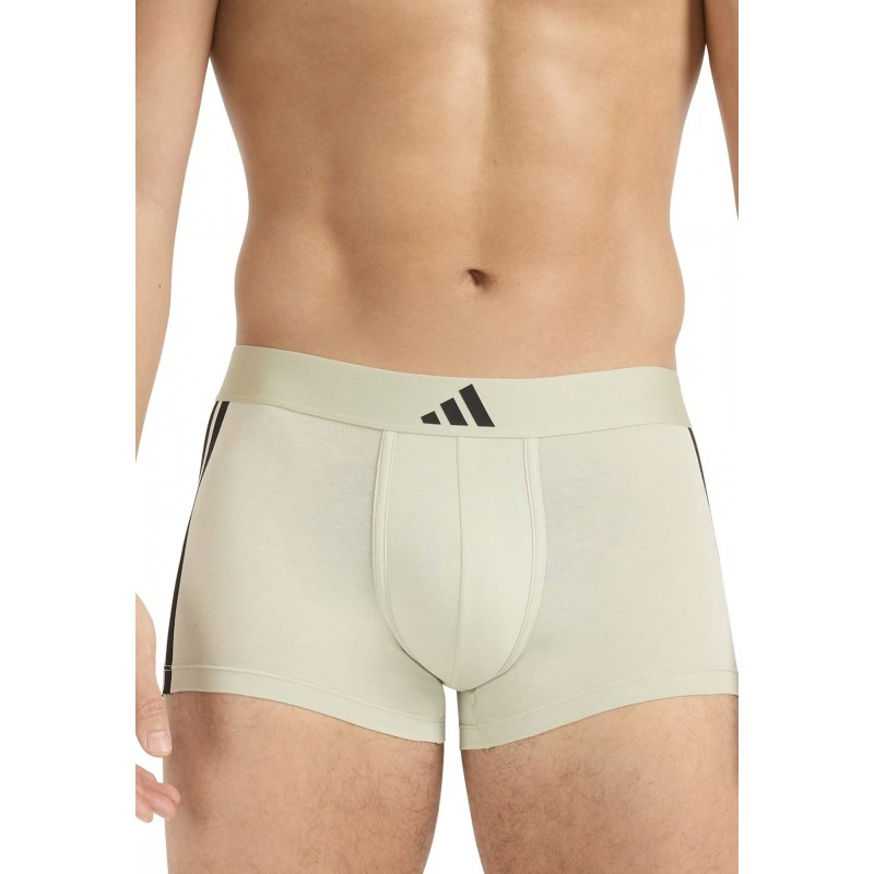 ADIDAS - Ανδρικά Boxer Active Flex Cotton 3 Stripes Low Rise Trunk Συσκευασία 2 Τμχ.