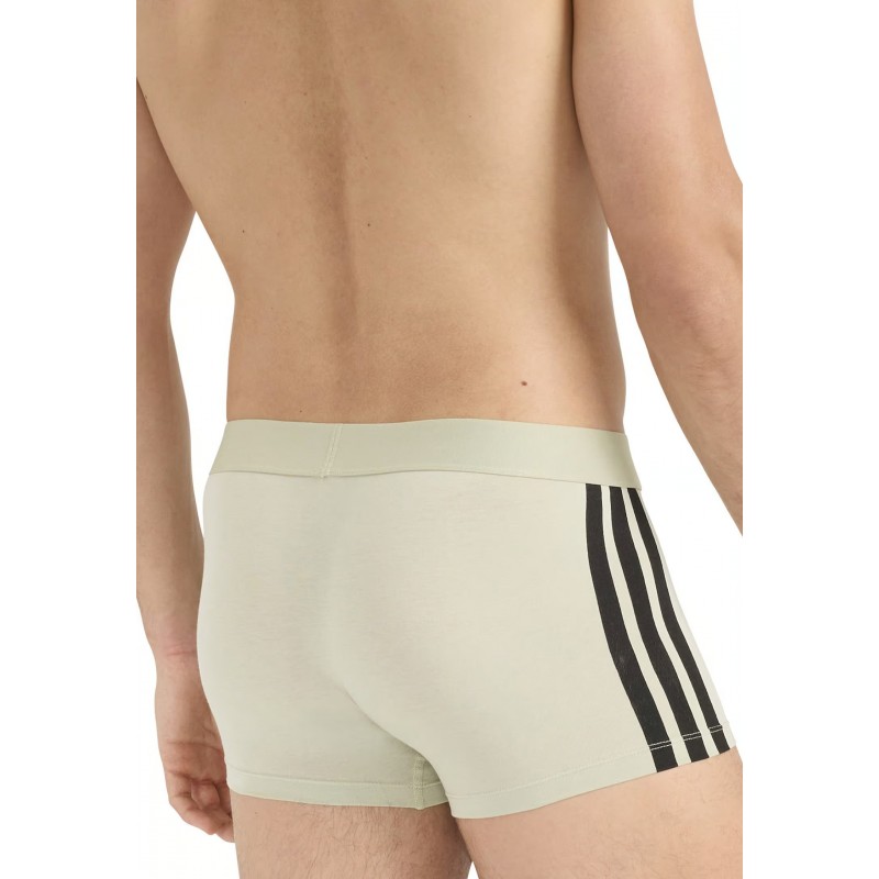 ADIDAS - Ανδρικά Boxer Active Flex Cotton 3 Stripes Low Rise Trunk Συσκευασία 2 Τμχ.