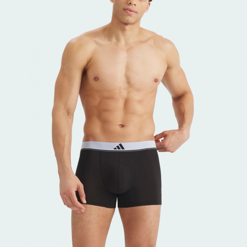ADIDAS - Ανδρικά Boxer Hipster Συσκευασία 3 Τμχ. Active Micro Flex Eco