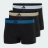 ADIDAS - Ανδρικά Boxer Hipster Συσκευασία 3 Τμχ. Active Micro Flex Eco