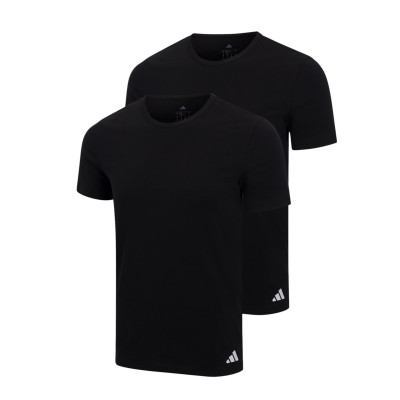 ADIDAS - Ανδρικά Φανελάκια Κοντό Μανίκι Active Flex Cotton Crew-Neck Συσκευασία 2 Τμχ.